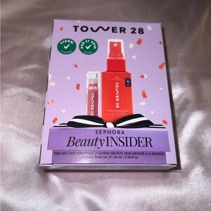 Tower 28 Sephora birthday gift-ShineOn Lip Jelly Pistachio & SOS Facial spray